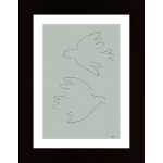 Doves Green Poster