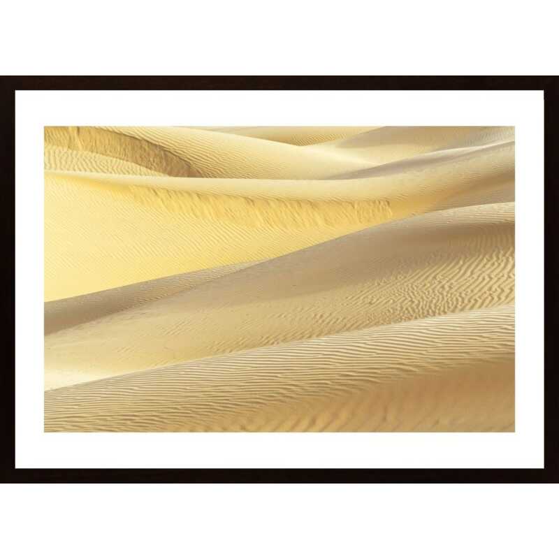 Dunes In Yellow Poster