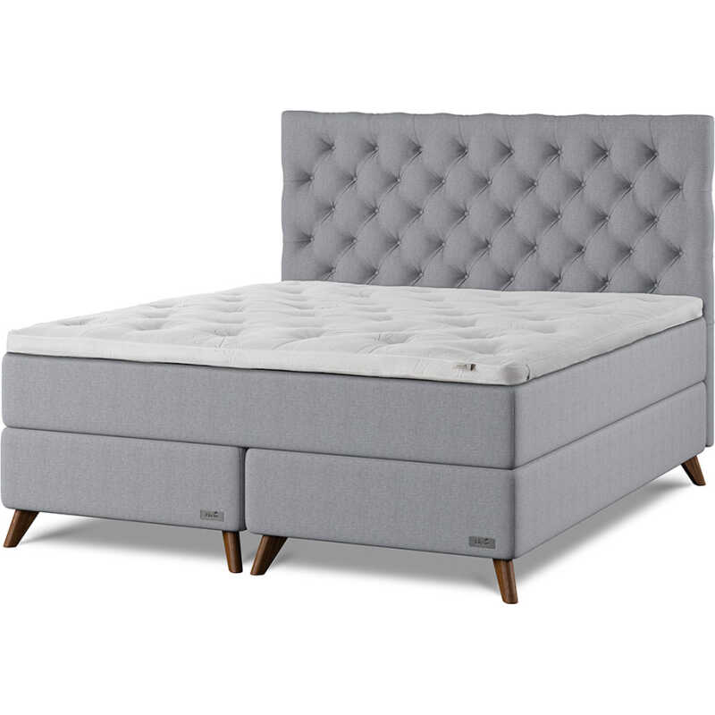 Ekens Elegans Kontinentalsäng 105x200 Grå
