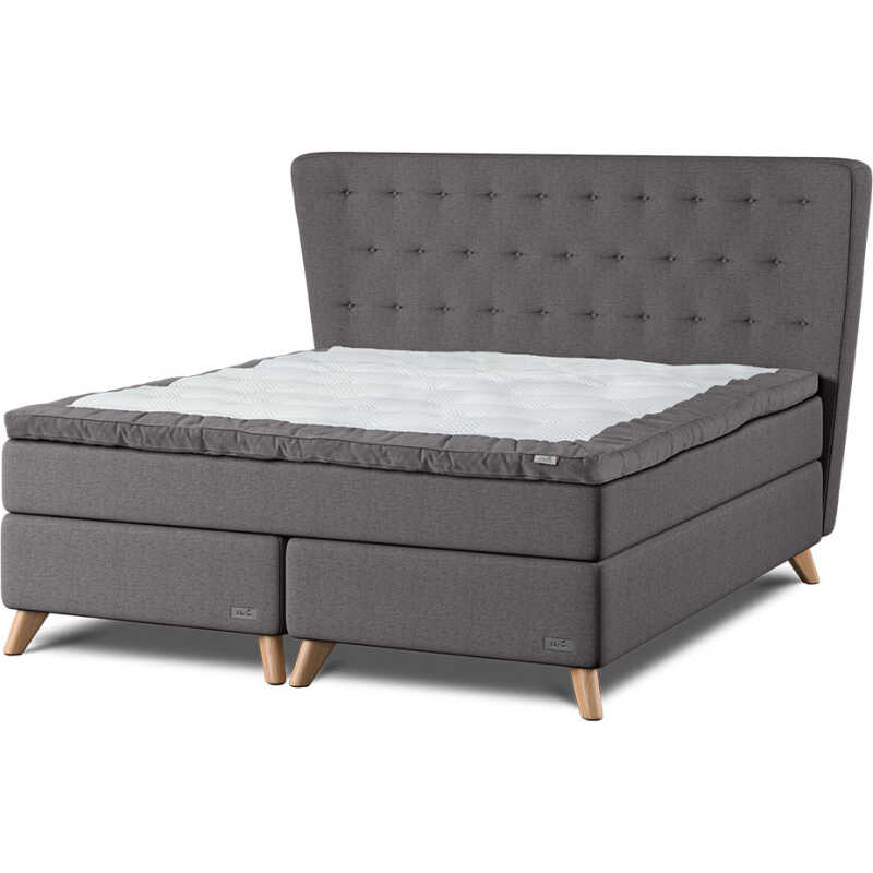 Ekens Essens Kontinentalsäng 210x200 Grå