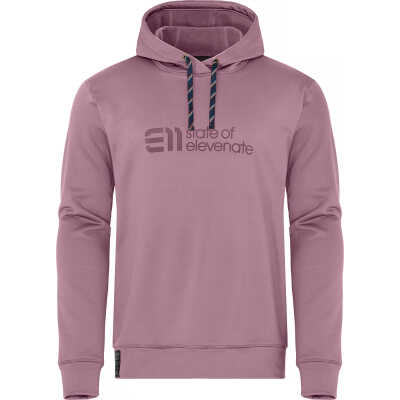 Elevenate Logo Hood Pink Dawn