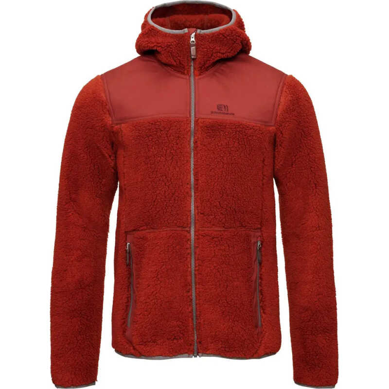 Elevenate Men's Glacier Pile Hood Ginger Beige