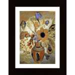 Etruscan Vase With Flowers Poster