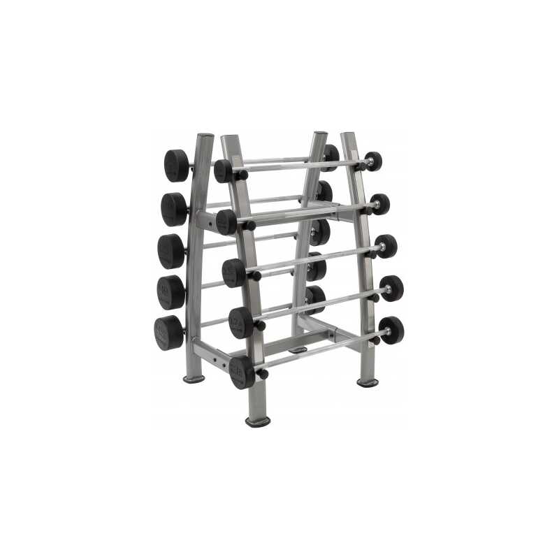 Fasta Skivstänger 10-45 kg inkl. ställ - Master Fitness