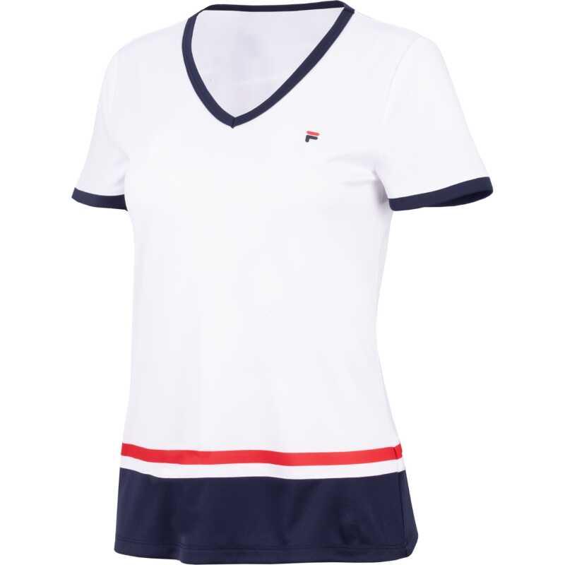 Fila Elisabeth Women T-shirt White/Navy