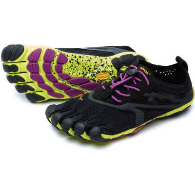 Fivefingers Women's V-Run Black/Yellow/Purpel