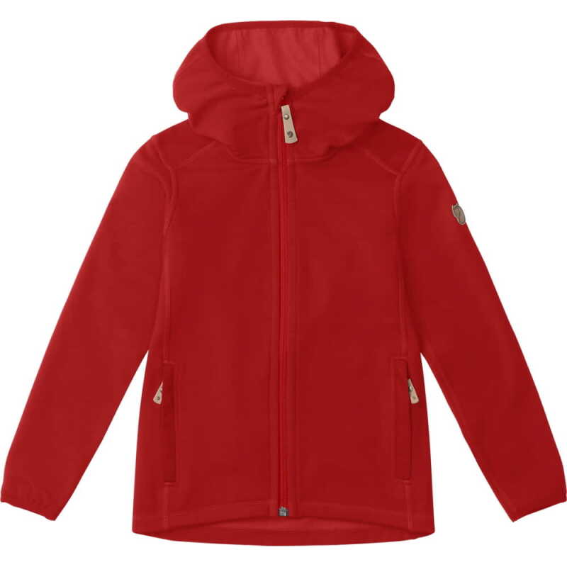 Fjällräven Kids Keb Fleece Hoodie Lava Fjällräven Kids Keb Fleece Hoodie Lava