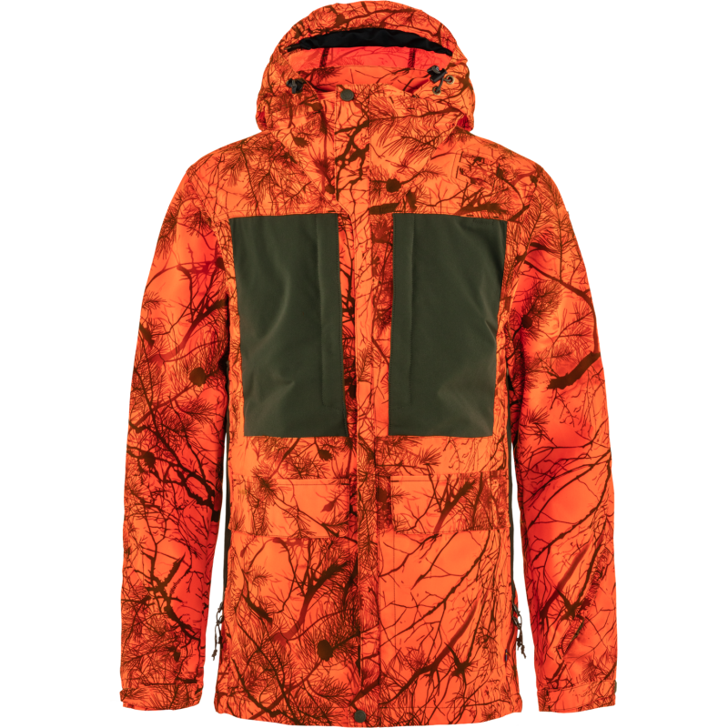 Fjällräven Lappland Hybrid Jacket Orange Multi Camo-Deep Forest Fjällräven Lappland Hybrid Jacket Orange Multi Camo-Deep Forest