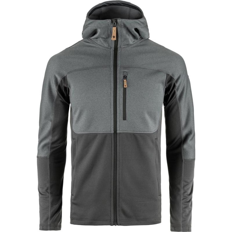 Fjällräven Men's Abisko Trail Fleece Iron Grey-Grey Fjällräven Men's Abisko Trail Fleece Iron Grey-Grey