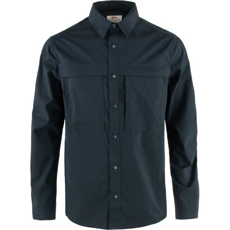 Fjällräven Men's Abisko Trail Shirt Long Sleeve Dark Navy