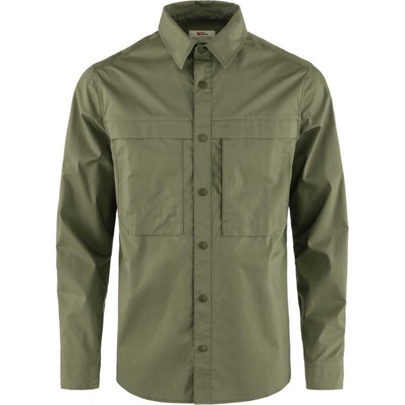 Fjällräven Men's Abisko Trail Shirt Long Sleeve Green