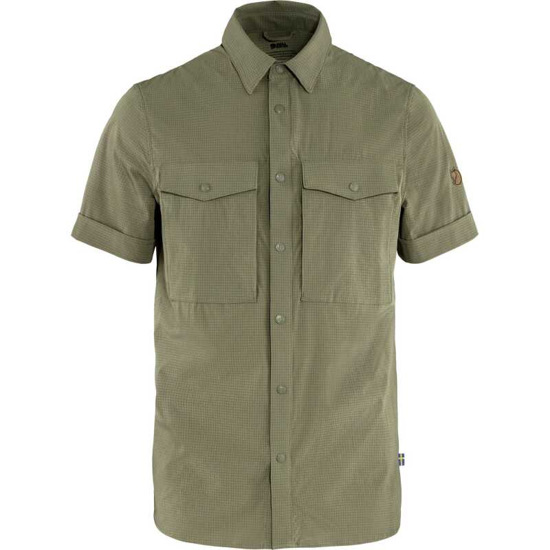Fjällräven Men's Abisko Trekking Shirt SS Light Olive Fjällräven Men's Abisko Trekking Shirt SS Light Olive