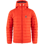 Fjällräven Men's Expedition Pack Down Hoodie Flame Orange-Un Blue