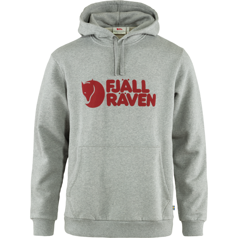 Fjällräven Men's Fjällräven Logo Hoodie Grey/Melange