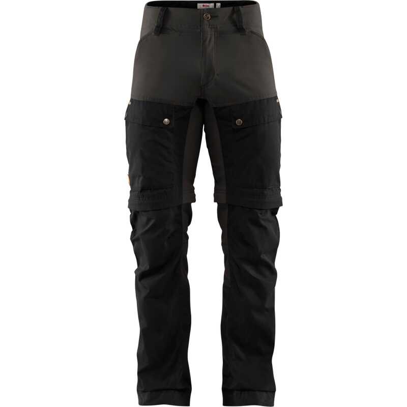 Fjällräven Men's Keb Gaiter Trousers Long Black/Stone Grey Fjällräven Men's Keb Gaiter Trousers Long Black/Stone Grey