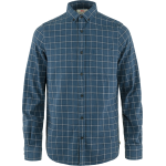 Fjällräven Men's Övik Flannel Shirt Indigo Blue-Flint Grey