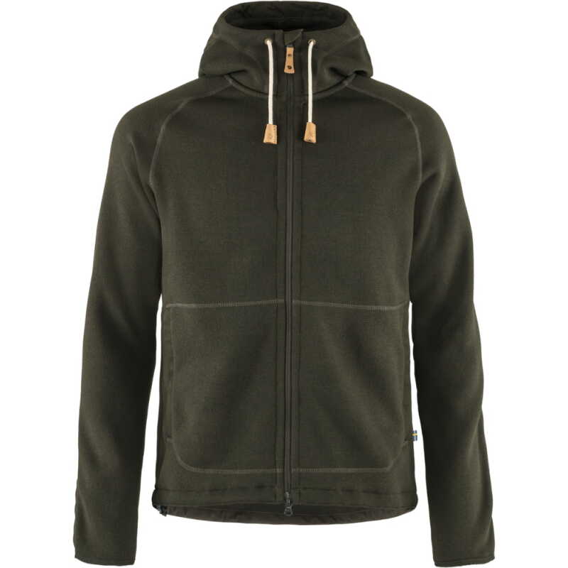 Fjällräven Men's Övik Fleece Hoodie Deep Forest Fjällräven Men's Övik Fleece Hoodie Deep Forest
