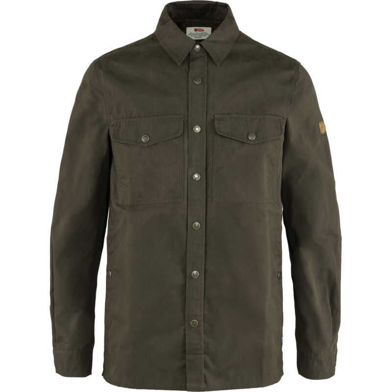 Fjällräven Men's Singi Overshirt Dark Olive Fjällräven Men's Singi Overshirt Dark Olive