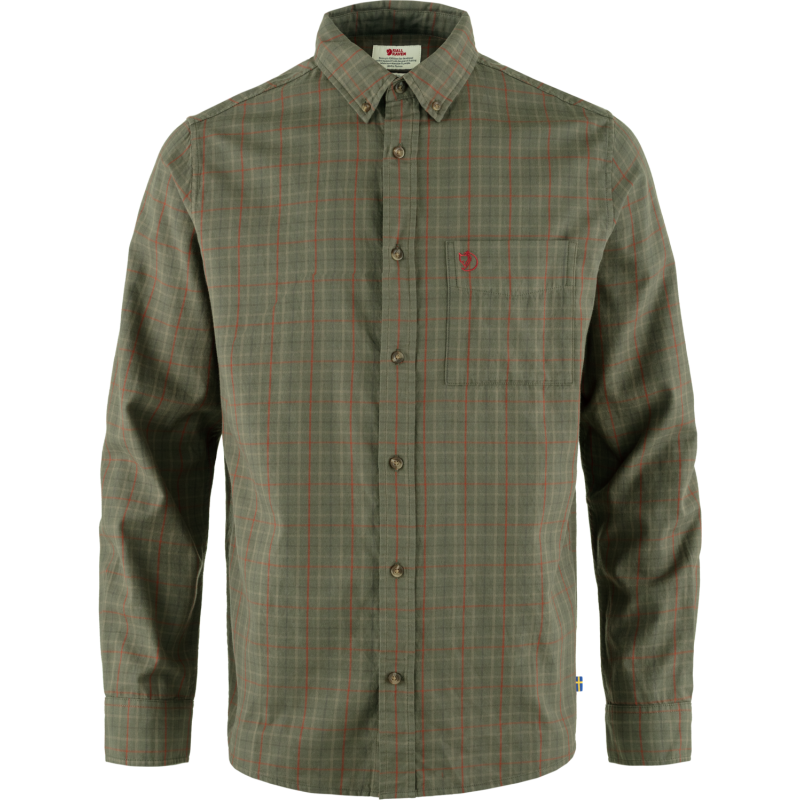 Fjällräven Men's Sörmland Lite Flannel Shirt Laurel Green-Light Olive Fjällräven Men's Sörmland Lite Flannel Shirt Laurel Green-Light Olive