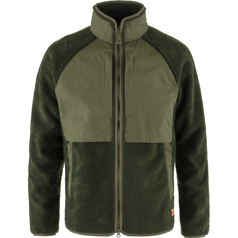 Fjällräven Men's Vardag Pile Jacket Deep Forest-Laurel Green Fjällräven Men's Vardag Pile Jacket Deep Forest-Laurel Green