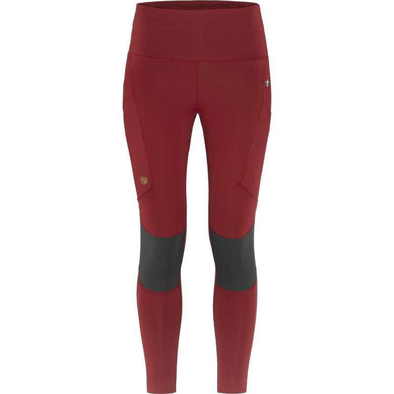 Fjällräven Women's Abisko Trekking Tights Pro Pomegranate Red/Iron Grey