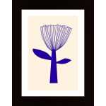 Flower Blue Poster