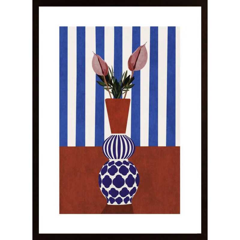 Flower Vase 2ratio 2x3 Print By Bohonewart Poster