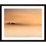 Foggy Sunrise Poster