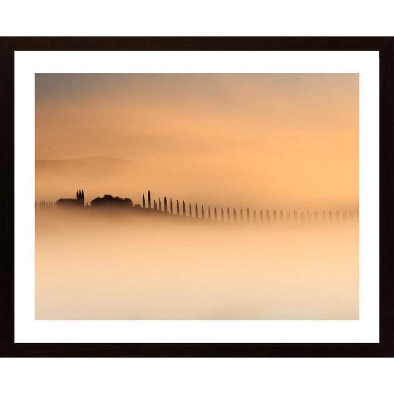 Foggy Sunrise Poster