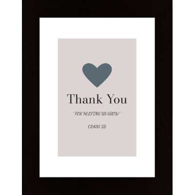 For Helping Us Grow Poster
