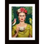 Frida Trinkt Tee Poster