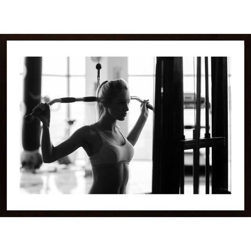 Girl At The Gym Poster