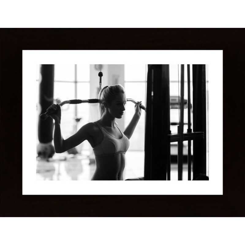 Girl At The Gym Poster