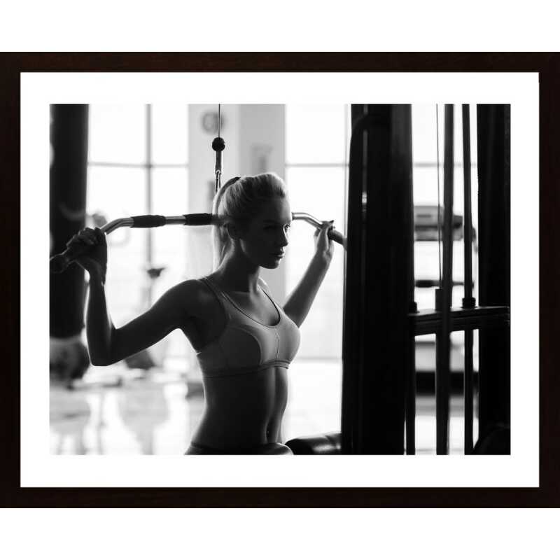 Girl At The Gym Poster