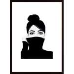 Girl In Turtleneck Poster