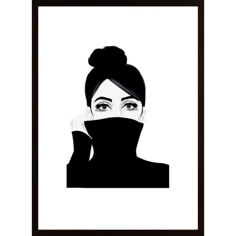 Girl In Turtleneck Poster