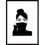 Girl In Turtleneck Poster