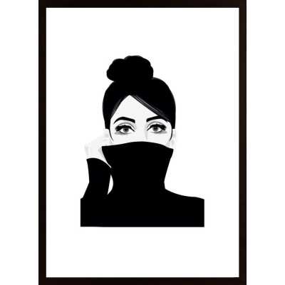 Girl In Turtleneck Poster