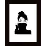 Girl In Turtleneck Poster