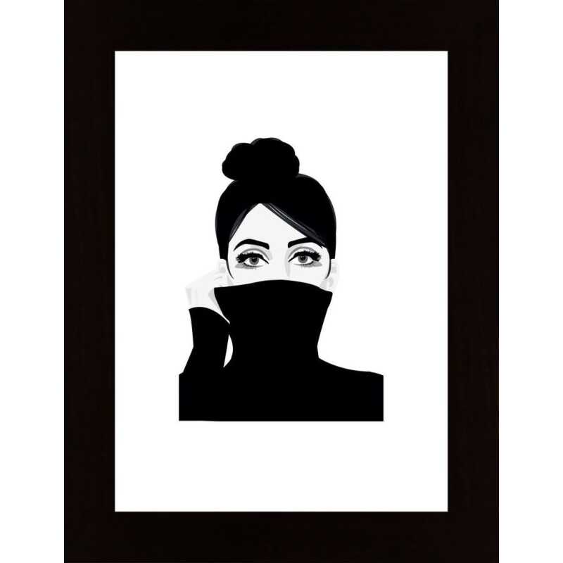 Girl In Turtleneck Poster