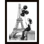 Girl With Balloons Poster