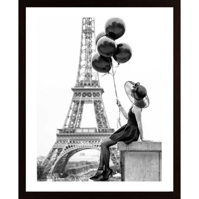 Girl With Balloons Poster Girl With Balloons Poster