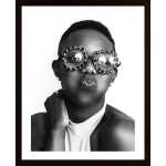 Girl With Spectacular Glasses Poster