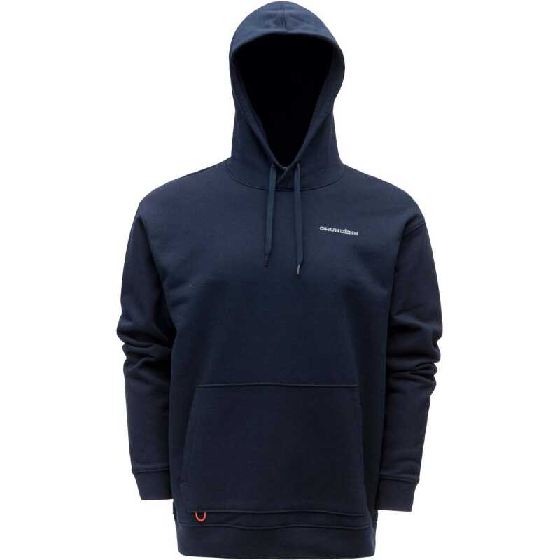 Grundéns Men's Logo Boat Hoodie Dark Navy Grundéns Men's Logo Boat Hoodie Dark Navy