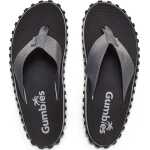Gumbies Unisex Duckbill Flipflops Black/Grey