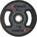 Gummiklädd internationell viktskiva Hammer 15,0 kg