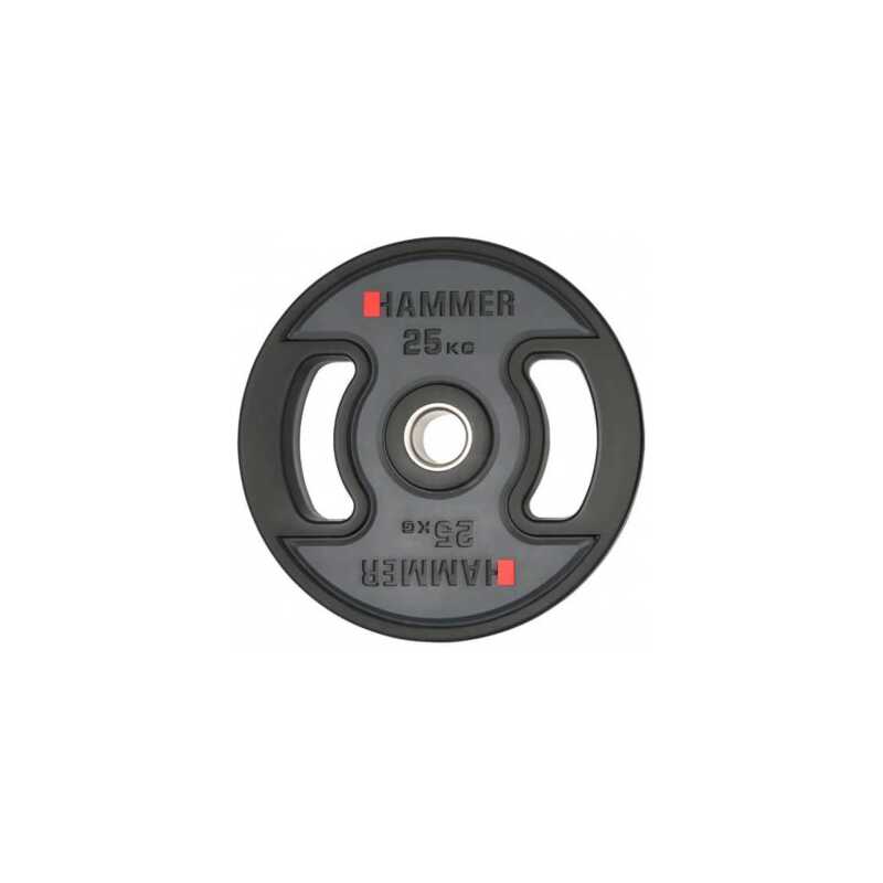 Gummiklädd internationell viktskiva Hammer 25,0 kg Gummiklädd internationell viktskiva Hammer 25,0 kg