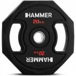 Gummiklädd internationell viktskiva Hammer Octagon 20,0 kg