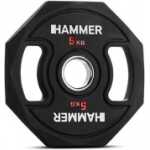Gummiklädd internationell viktskiva Hammer Octagon 5,0 kg