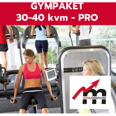 Gympaket 30-40 kvm Pro